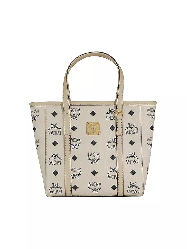 Mcm anya mini logo shopper bag outlet